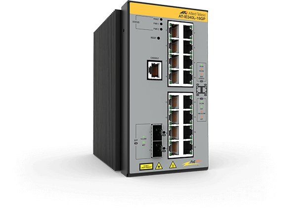 Allied Telesis AT IE340L-18GP - Switch - L3 - gestito - 8 x 10/100/1000 (PoE+) …