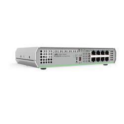 Allied Telesis CentreCOM AT-GS910/8 - Switch - 8 x 10/100/1000 - desktop