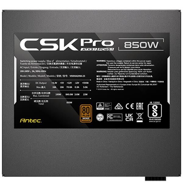 Antec SIGNATURE CSK850 PRO ATX3.1 alimentatore per computer 850 W 20+4 pin ATX …