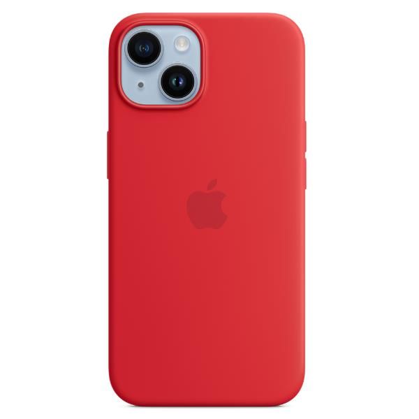 Apple - (PRODUCT) RED - cover per cellulare - compatibile MagSafe - silicone - …