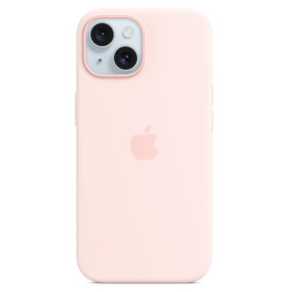 Apple - Cover per cellulare - compatibile MagSafe - silicone - rosa chiaro - pe…