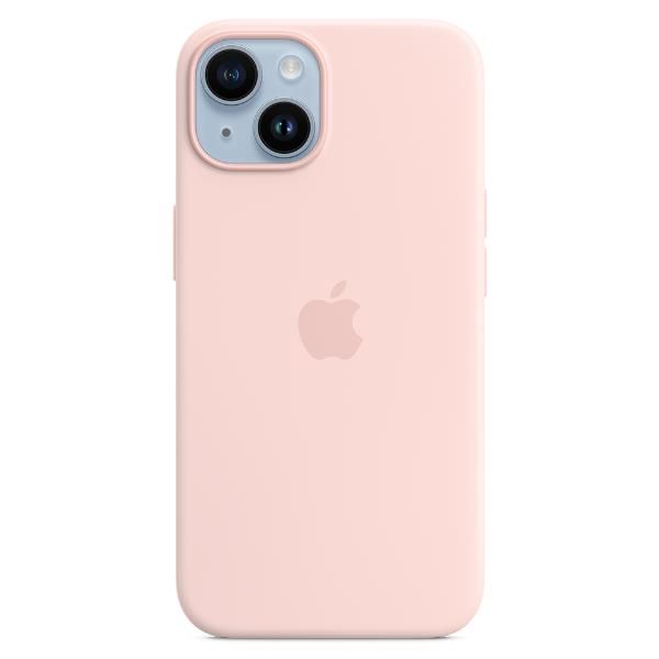 Apple - Cover per cellulare - compatibile MagSafe - silicone - rosa gesso - per…