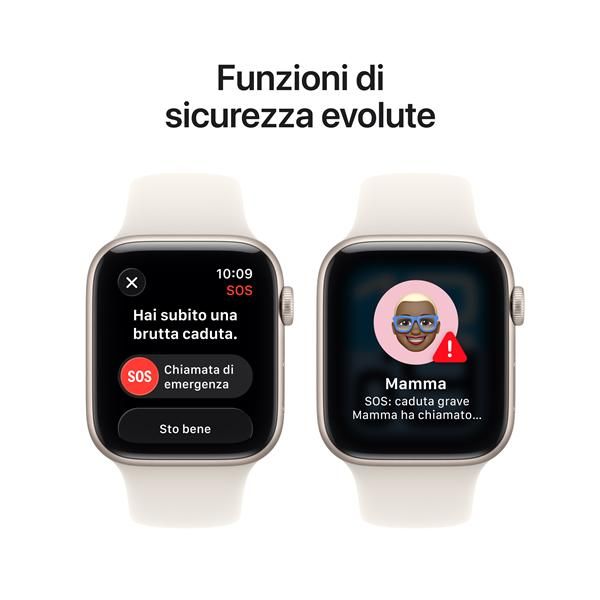 Apple Watch SE (3nd generation) SE 3 GPS + Cellular 44mm Cassa Alluminio Galass…