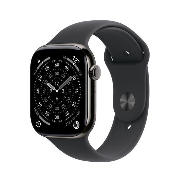 Apple Watch Series 11 GPS + Cellular 42mm Cassa Titanio Ardesia con Sport Band …