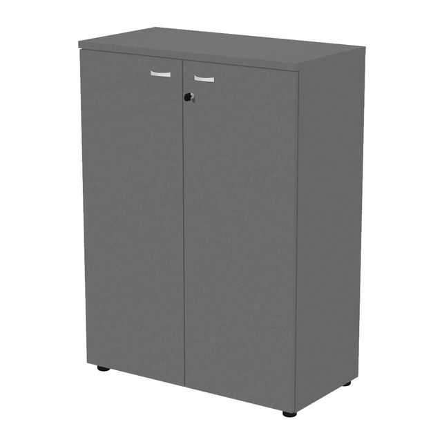 Armadio modulare a 2 ante medio 90x45,8cmxH123cm antracite