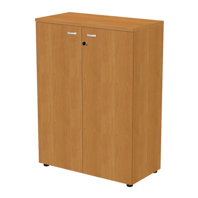 Armadio modulare a 2 ante medio 90x45,8cmxH123cm noce chiaro