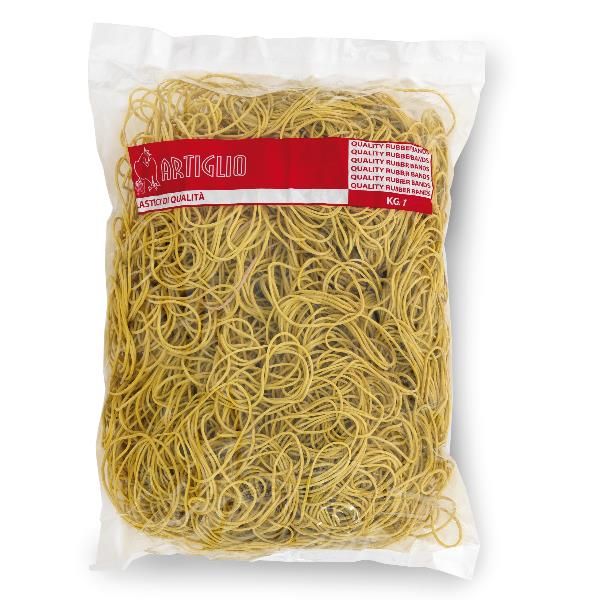 Artiglio - Elastici - 12 cm di diametro - 1 kg - giallo