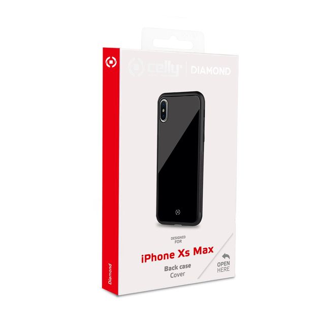Celly DIAMOND DIAMOND999BK - Cover per cellulare - vetro temperato, TPU (poliur…