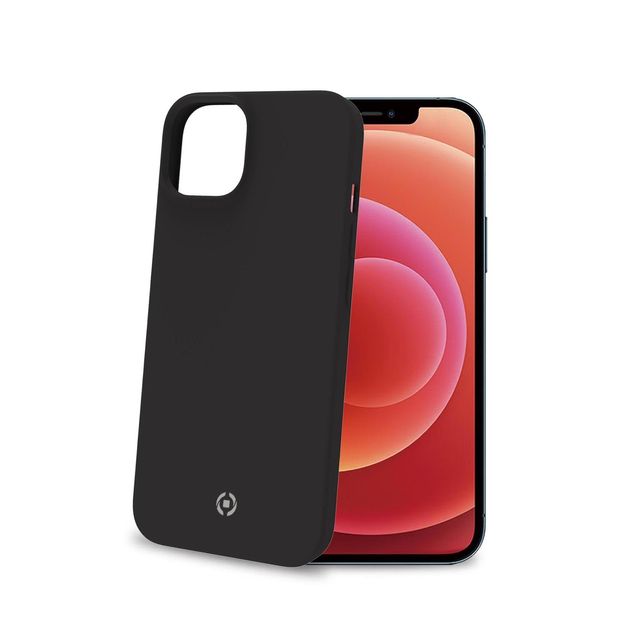 Celly FEELING - Cover per cellulare - silicone - nero - per Apple iPhone 14