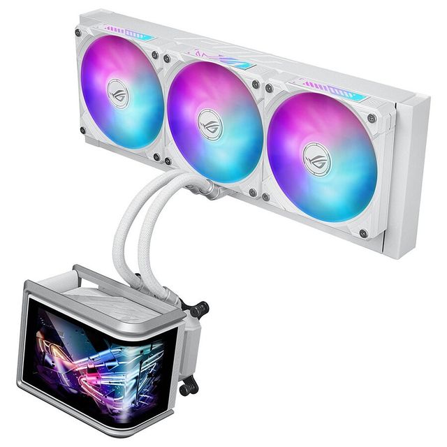 Asus ROG Ryuo IV SLC 360 ARGB Cooler AIO, schermo AMOLED Curvo 6,67", 360 mm - …