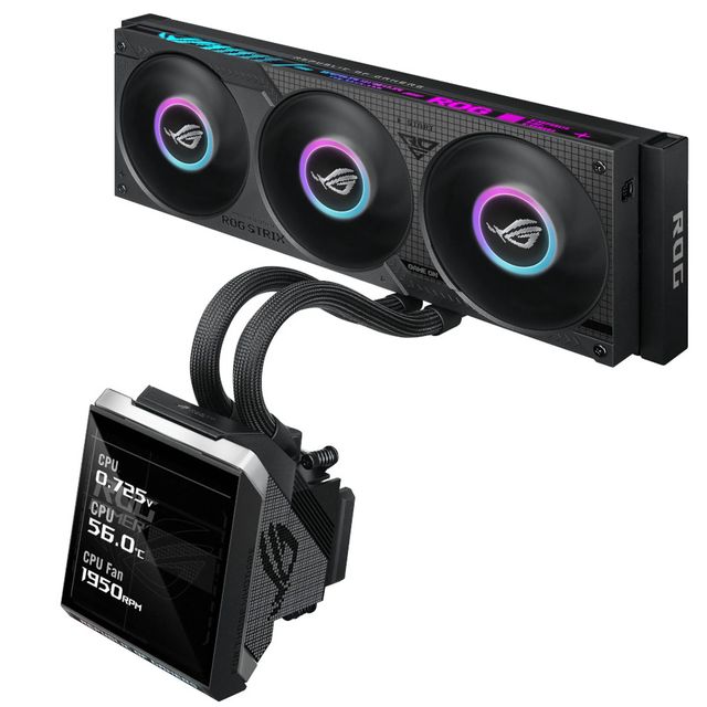 Asus ROG Strix SLC IV 360 ARGB LCD - Dissipatore AIO 360mm con display IPS 5.08…