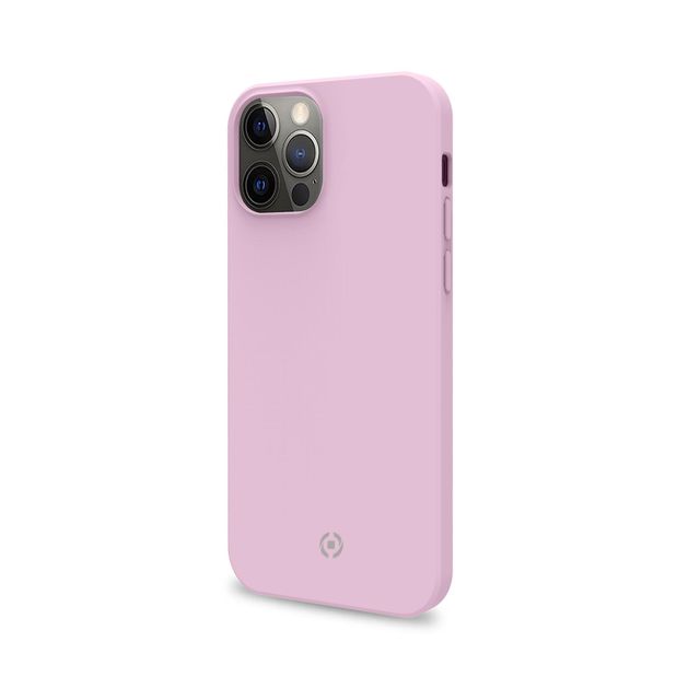Celly FEELING - Cover per cellulare - silicone - rosa - per Apple iPhone 12 Pro…