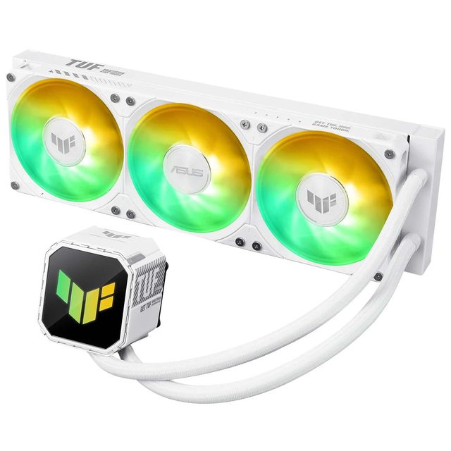 Asus TUF GAMING LC III 360 ARGB AIO CPU Liquid Cooler - 360mm - Bianco