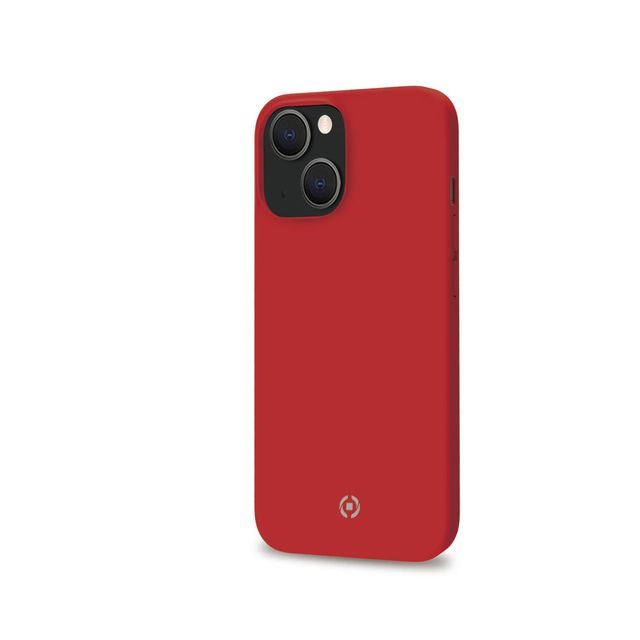 Celly FEELING - Cover per cellulare - silicone - rosso - per Apple iPhone 13