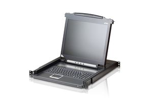 Aten CL1000M-ATA-GG PS/2 VGA 17" LCD Console con tastiera tedesca