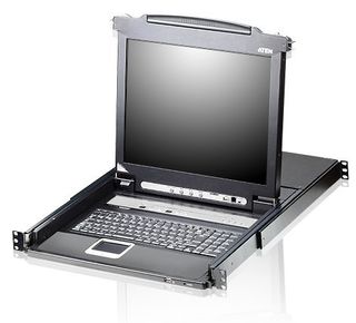 Aten CL1000M-ATA-ITG PS/2 VGA 17" LCD Console con tastiera italiana