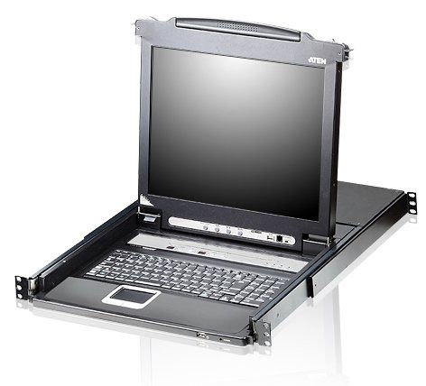 Aten CL1000M-ATA-ITG PS/2 VGA 17" LCD Console con tastiera italiana