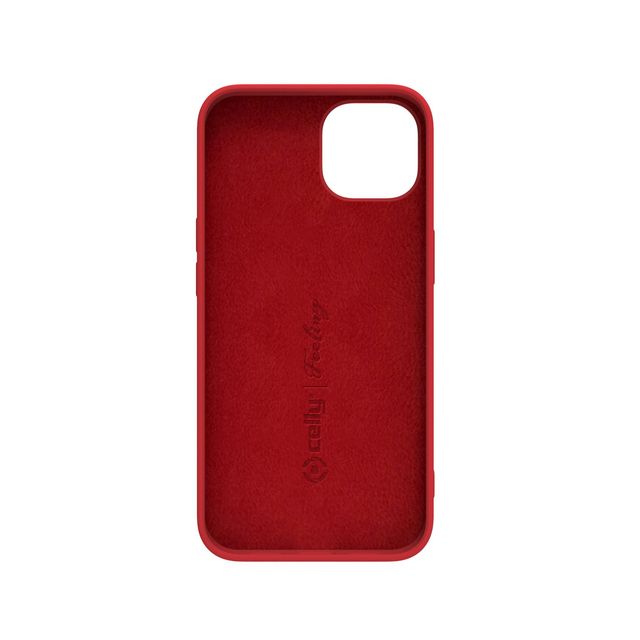 Celly FEELING - Cover per cellulare - silicone - rosso - per Apple iPhone 14