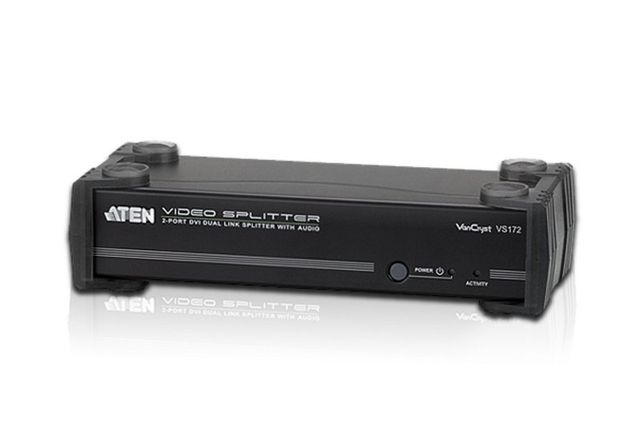 Aten VS172-AT-G 2-Port DVI Doppio Link/Audio Splitter