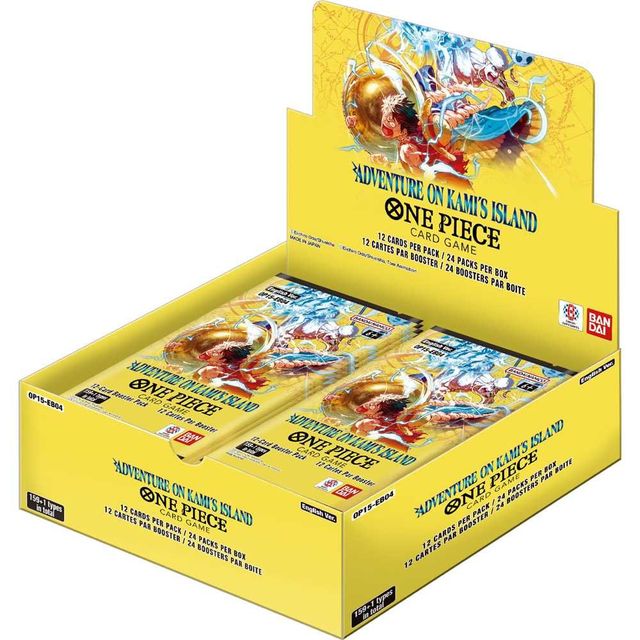 BANDAI Box One Piece Card Game OP-15 ADVENTURE ON KAMIS ISLAND 03/04/2026