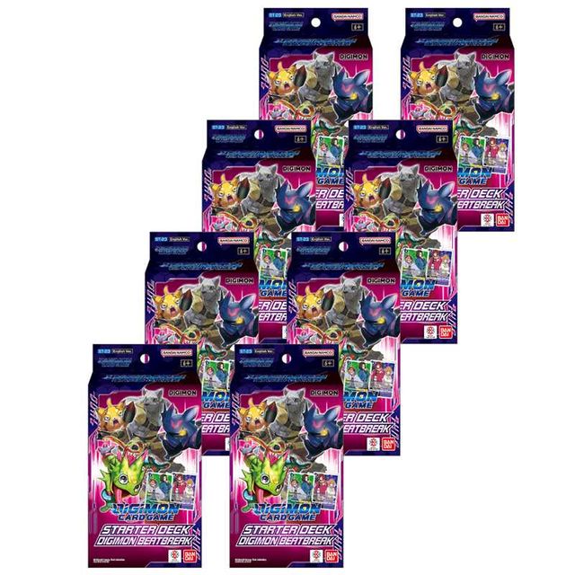 BANDAI Display 8x Digimon Card Game ST-23 Starter Deck DIGIMON BEATBREAK 15/05/…