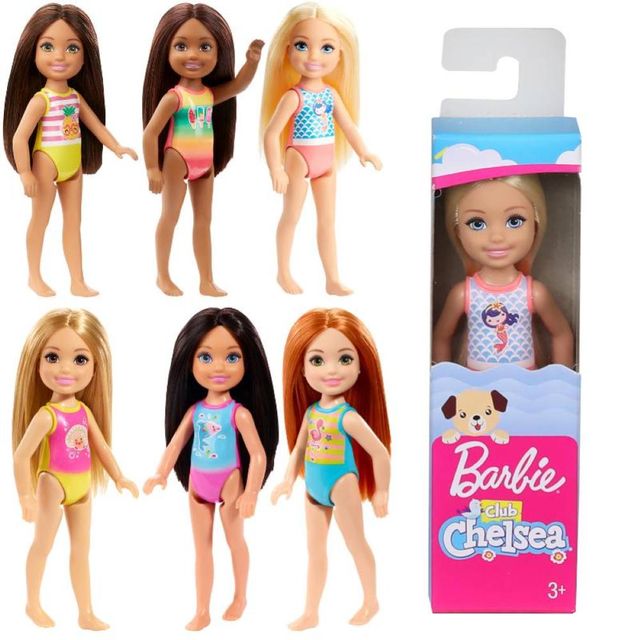 BARBIE Chelsea Va in spiaggia ass.to GLN73