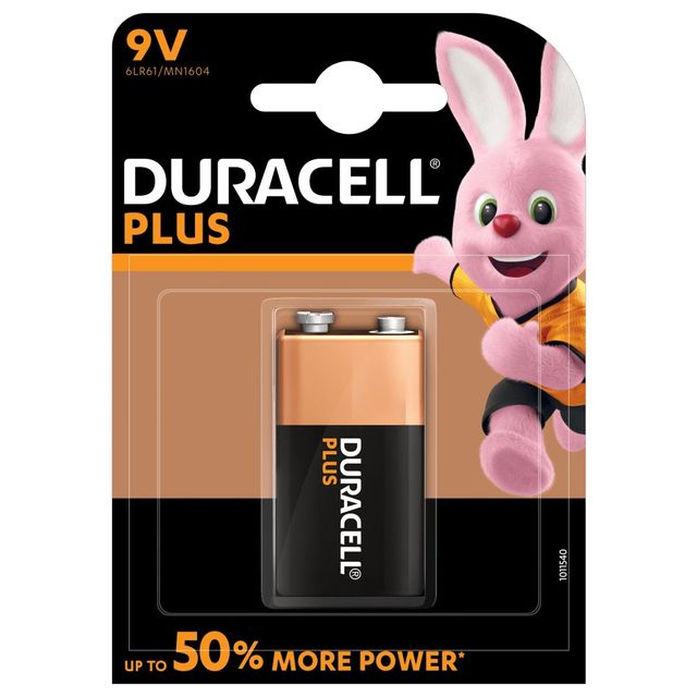 BATTERIA ALCALINE 9V (MN1604 PLUS) 1PZ