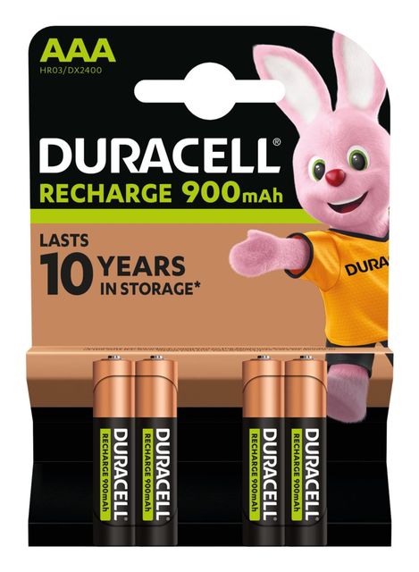 BATTERIE RICARICABILI MINISTILO AAA 900MAH CONF. 4PZ