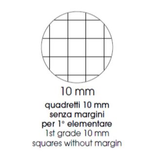 BE MORE CARTONATO COLOR QUADERNO MAXI 80GR 210X297 mm A4 96 FOGLI A QUADRETTI 1…