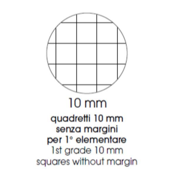 BE MORE CARTONATO COLOR QUADERNO MAXI 80GR 210X297 mm A4 96 FOGLI A QUADRETTI 1…