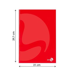 BE MORE CARTONATO COLOR QUADERNO MAXI 80GR 210X297 mm A4 96 FOGLI A RIGHE 0A CO…
