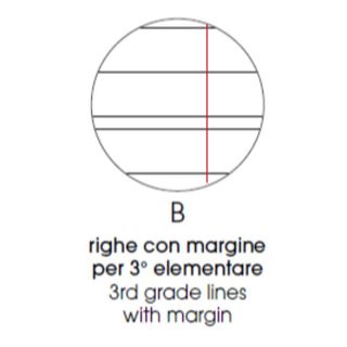 BE MORE CARTONATO COLOR QUADERNO MAXI 80GR 210X297 mm A4 96 FOGLI A RIGHE 0B CO…