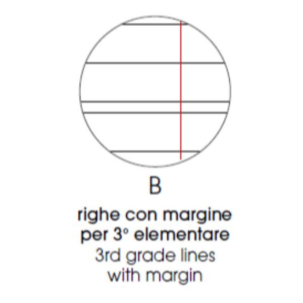 BE MORE CARTONATO COLOR QUADERNO MAXI 80GR 210X297 mm A4 96 FOGLI A RIGHE 0B CO…