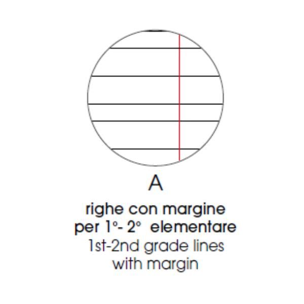 BE MORE CENTUS QUADERNO PUNTO METALLICO 100GR 150X210 mm A5 36 FOGLI A RIGHE 0A…