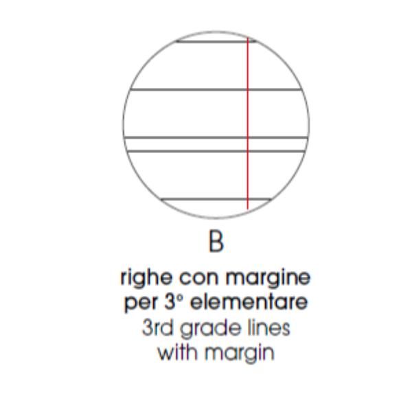 BE MORE CENTUS QUADERNO PUNTO METALLICO 100GR 150X210 mm A5 36 FOGLI A RIGHE 0B…