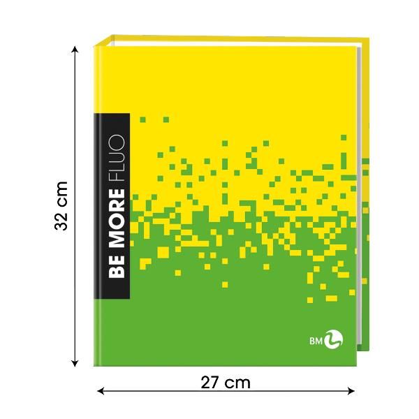 BE MORE RACCOGLITORE A 4 ANELLI DA 30 mm IN CARTONCINO PLASTIFICATO 270X320 A4 …