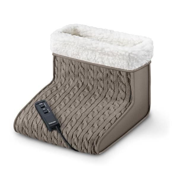 BEURER FWM45 SCALDAPIEDI ELETTRICO CON FUNZIONE MASSAGGIO IN MICROFIBRA IMBOTTI…