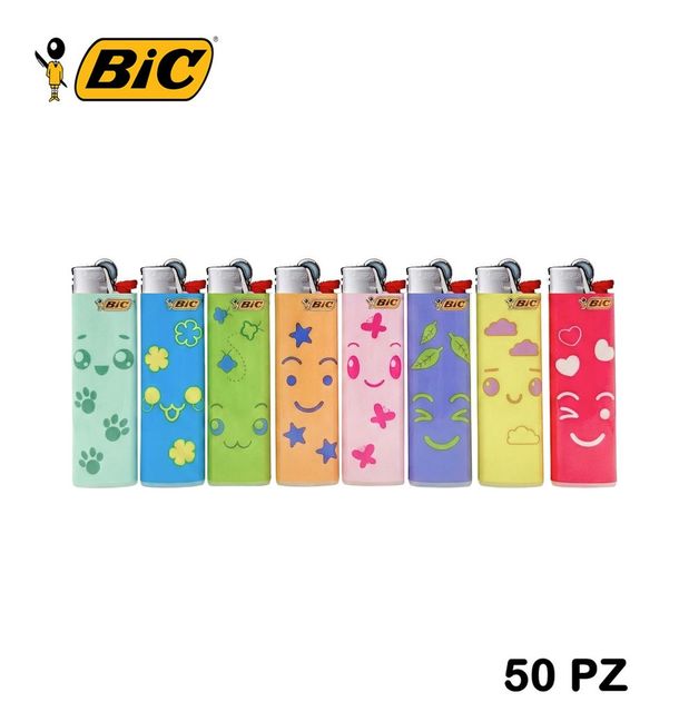 BIC ACCENDINI SLIM J23 KAWAII 1PZ=(50PZ)