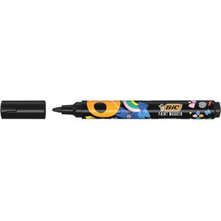 BIC Intensity, 12 pz, Nero, Tipo di punta, Multicolore, Rotondo, Medio