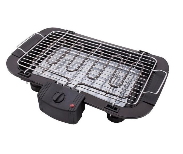 BISTECCHIERA BARBECUE BBQ ELETTRICO GR800 - GRIGLIE IN ACCIAIO 1800 WATT