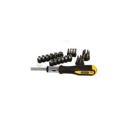 BLACK AND DECKER STANLEY 0-54-925 SET PORTAINSERTI CON 27 INSERTI VARI COLORE G…