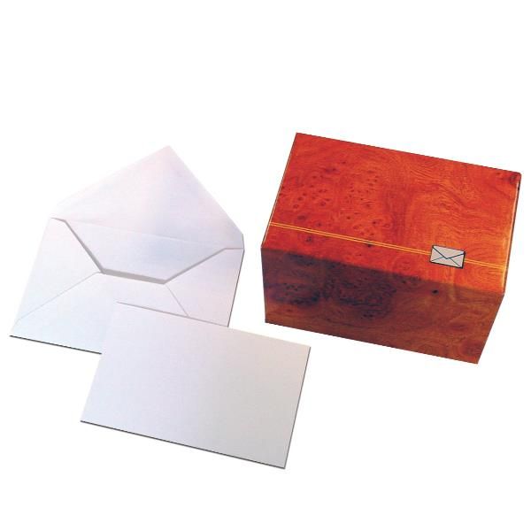 BLASETTI BUSTA CON BIGLIETTO IN CARTA 90X140 mm BIANCO CONF 100 Pz.