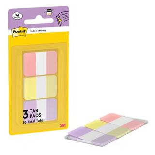 BLISTER 36 Post-itÂ® INDEX STRONG 686-3SUN 24,4x38,1mm colori pastello