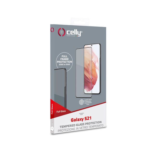 Celly Full Glass - Protezione per schermo per telefono cellulare - vetro - colo…