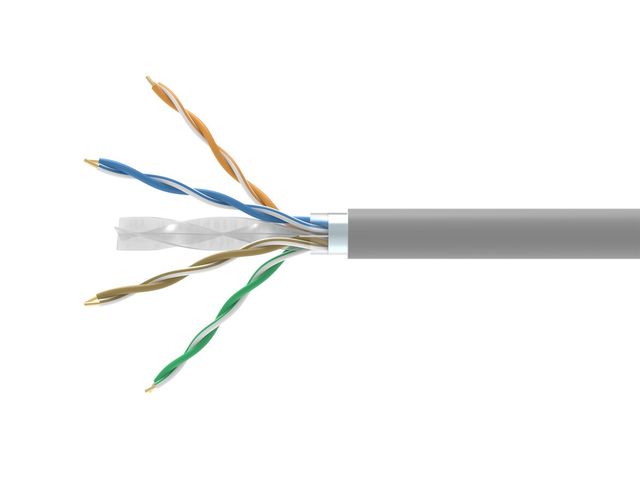 BOBINA RETE FTP CAT.6 305MT RAME AWG23 LSOH CLASSE CPR ECA