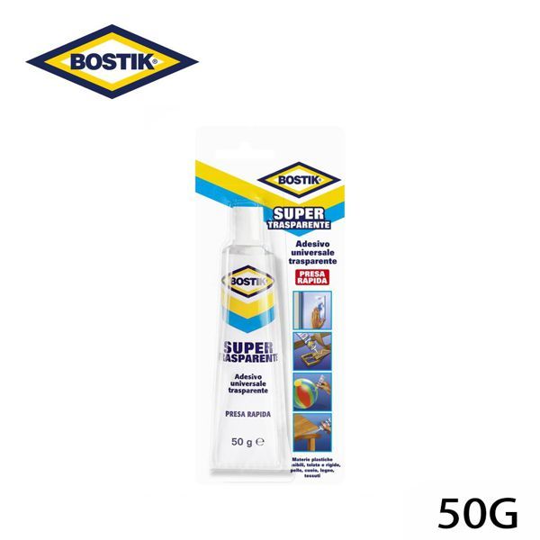 BOSTIK SUPERTRASPARENTE ADESIVO UNIVERSALE 50G 1PZ=(1PZ)