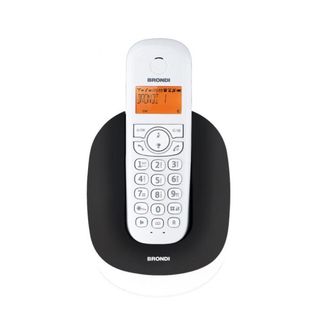 BRONDI CORDLESS MANTA VIVAVOCE DECT NERO E BIANCO