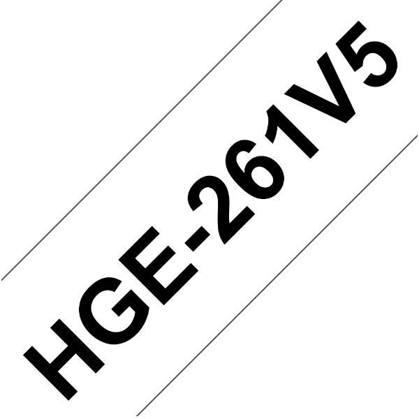 BROTHER HGE261V5 NASTRO PER ETICHETTATRICE, CONFEZIONE DA 5 PEZZI, 36 MM