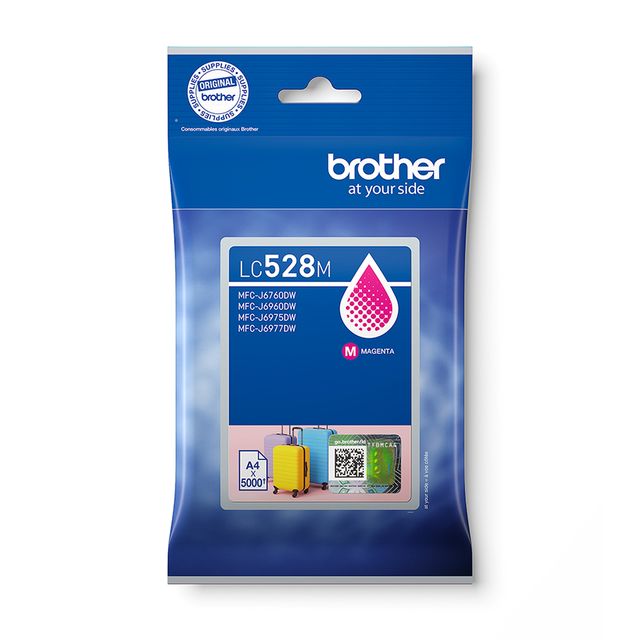 BROTHER LC-528M CARTUCCIA INK MAGENTA PER MFCJ6760DWRE1 MFCJ6960DWRE1 5.000 PAG…