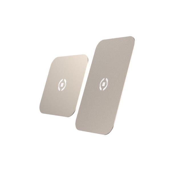 Celly GHOSTPLATEGD - Kit piastra adesiva per telefono cellulare, supporto
